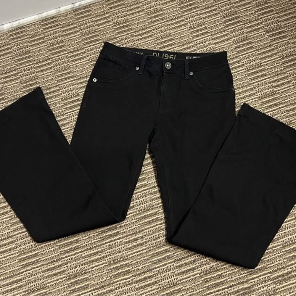 DL1961 Joy Super High-Rise Flare Women’s Black Jeans Size 29